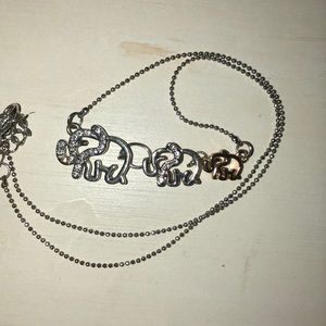 Super cute elephant family necklace!